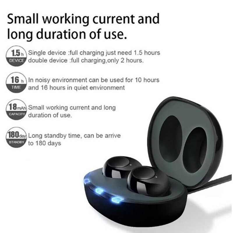 A39 Hearing Amplifier Aid Rechargeable Hearing Assist Earphone for Seniors