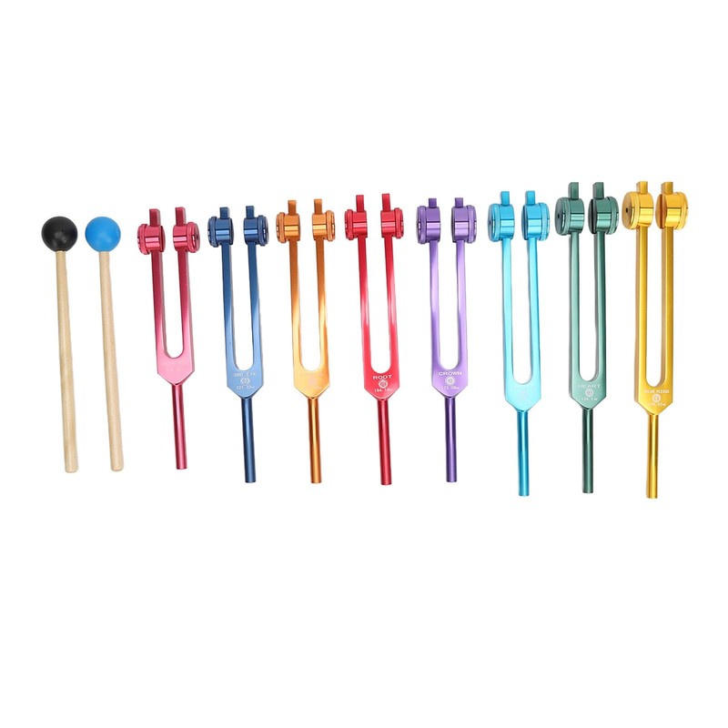 Tuning Fork, Long Vibrations, Aluminium Alloy Wooden Mallets, Resonant Tuning