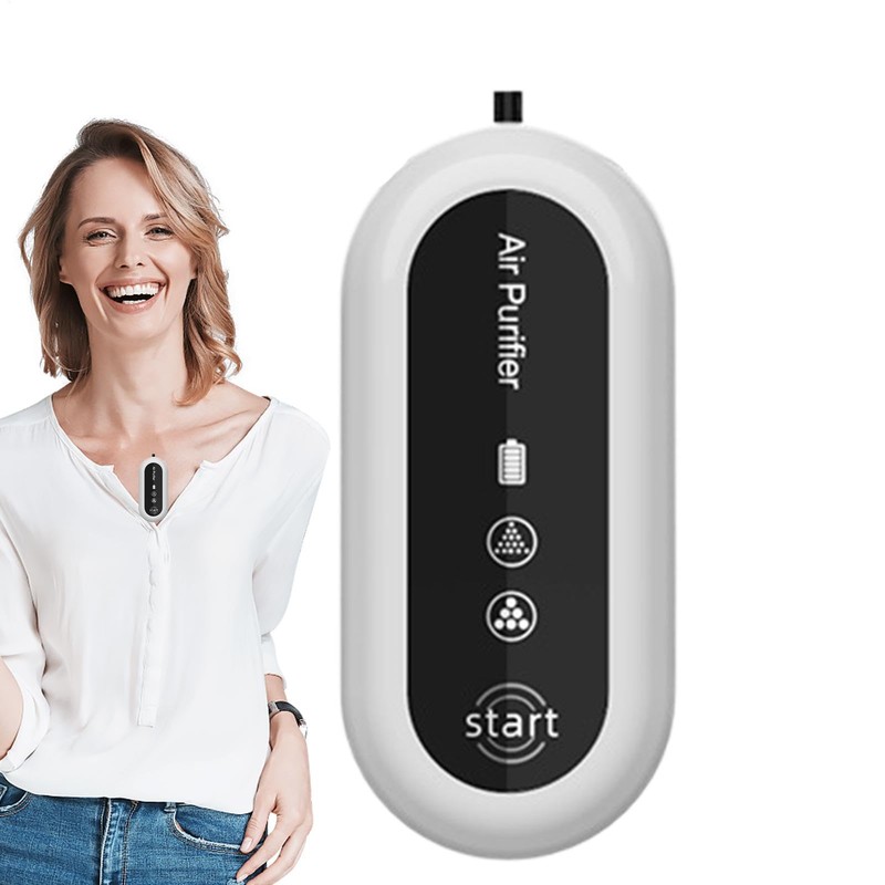 Wearable Air Purifier | Portable Tiny Air Ionizer Necklace -