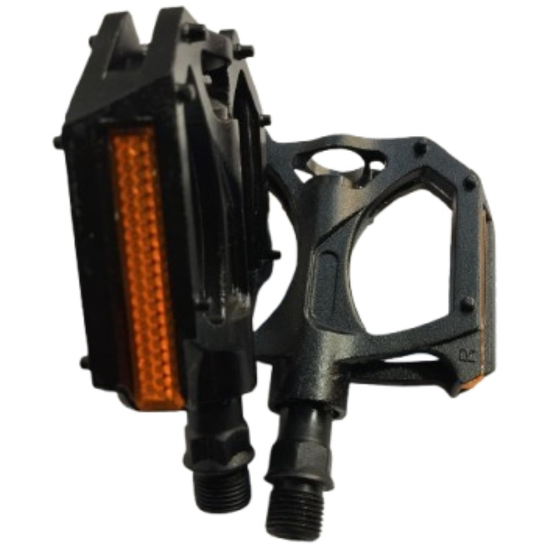 ANDINUS Aluminium MTB Pedals, Steel Axle 9/16", Sturdy and Lightweight