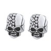 Black Silver Skull and Crossbones Cufflinks Gift Box Incl