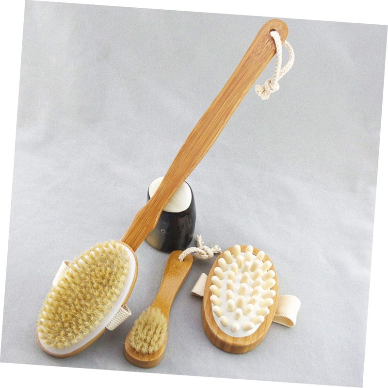 TOVINANNA Body Exfoliator Brush Set 3 Pcs Skin Brush Knit