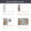 PYFFYP- Gold Marble Wallpaper Abstract Wall murals for Living Room（Not