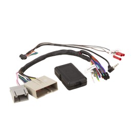 Scosche FD5000SWF Adaptador de interfaz estéreo de fábrica, compatible con vehículos Ford/Lincoln/Mercury seleccionados de 2005 a 2014, arnés de cableado de radio de coche, control de volante de retención y amplificador OEM