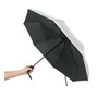 ThreeH Compact Travel Umbrella Automatic Open and Close Silver Coating