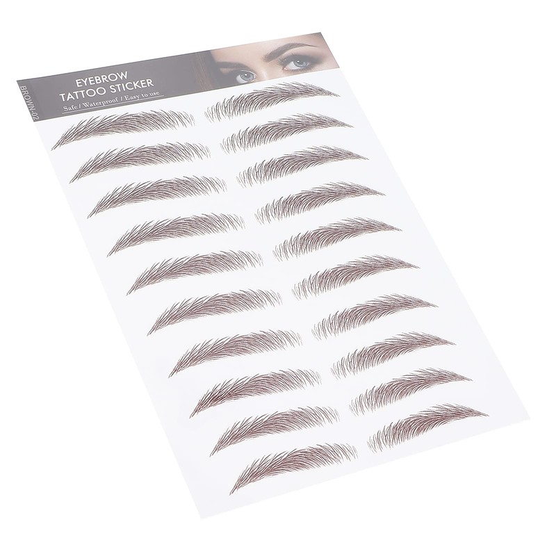 6D Eyebrow Tattoo Sticker, Professional Waterproof Eyebrow Transfer Sticker, Eyebrow