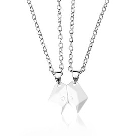 Matching Sun and Moon Necklaces for Women Best Friends Birthday Graduation Gifts for Sister Gifts from Sisters Bday Gift for Couple Anniversary Day Gifts for Husband and Wife Him and Her Matching Necklace