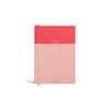 Papier Undated Daily Planner - Pink | Flexi-Cover A5 Notebook