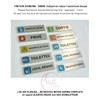 AUA SIGNALETIQUE - Plaque de porte Aluminium brossé imprimé AluSign