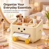 Multifunctional Desktop Organizer for Office and Home – Cute Beige