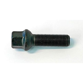 H&R Wheel Bolt Ball Seat R13 M14 x 1.50 Length 38 mm Black (Compatible with e.g. VAG)