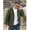 MAGCOMSEN Mens Winter Jacket Lightweight Padded Jacket for Men Packable