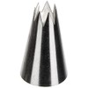 IBILI" Star Piping Nozzle, Stainless Steel, Silver, 11 mm