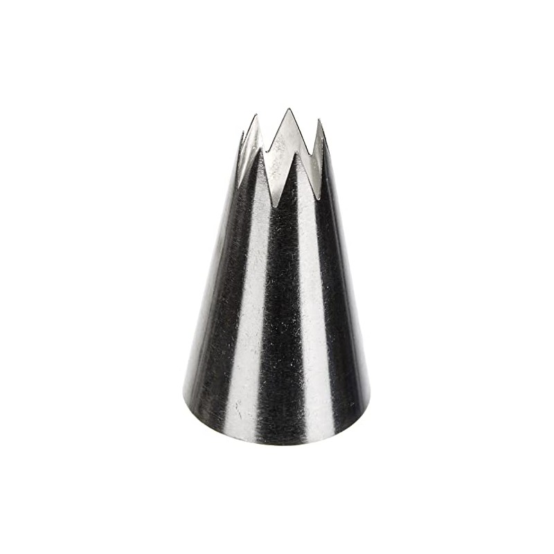 IBILI" Star Piping Nozzle, Stainless Steel, Silver, 11 mm