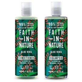 Faith In Nature Aloe Vera Shampoo 400ml & Conditioner 400ml Duo