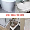 Dichtungsband Selbstklebend, Dichtband Selbstklebend, Wasserdichtes PVC Dichtungsstreifen, Abdichtungsband für Küche,Badezimmer,