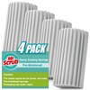 4 Pack Damp Dusting Sponge Duster, Grey Dust Cleaning Sponge,