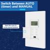 LIDER Programmable Digital Timer Switch for Lights, Fans, Motors, 7-Day