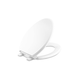 KOHLER 4733-RL-0 GLENBURY READYLATCH Quiet Close Elongated Toilet SEAT, White