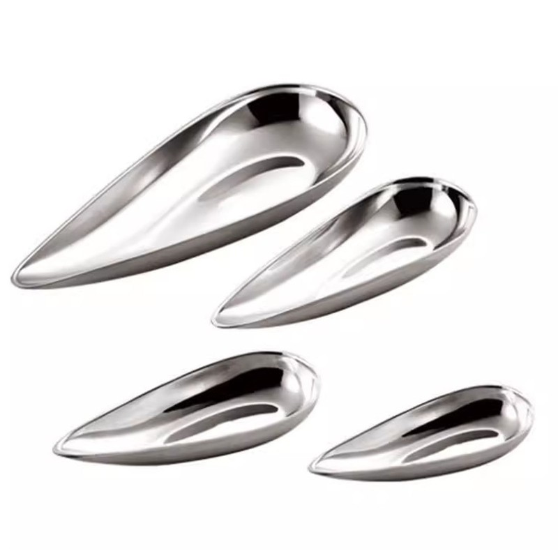 Stainless Steel Fruit Plate Mini Condiment Dish Small Nuts Snack