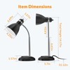 LEPOWER Metal Desk Lamp, Adjustable Goose Neck Table Lamp, Eye-Caring