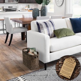 Casafield Woven Magazine Holder with Handles, Espresso - Water Hyacinth Storage Basket for Bathroom, Living Room, Home Office