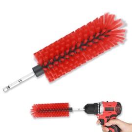 YGDMD Car Wheel Brush,Wearable Drill Brush for Car Detailing & Wheel Cleaning with Slim Brushes Head & High Density Bristles,Soft Wheels and Tire Brushes for 1/4 inch Electric Drills