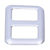 Rear Trunk Trailer Button Frame ABS Silver Trim Fit for