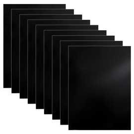 BENECREAT 10 Sheets Black Laser Engraving Testing Paper A4 11x8.3 Inch Double Sides Laser Marking Paper for Fiber Laser Marking and Engraving Laser Cutting Marking Machine