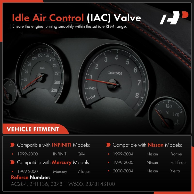 A-Premium Fuel Injection Idle Air Control Valve Compatible with Nissan