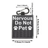 Funny Dog Leash Sleeve Nervous Do Not Pet Dog Leash