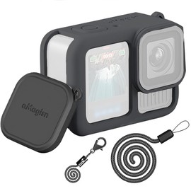 Honlyn Silicone Protective Case for GoPro Hero13 Black,Silicone Case+ Lens Cover Cap+ Lanyard for GoPro Hero 13 Black Accessories Kit