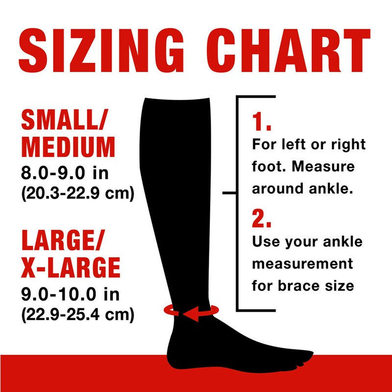ACE Compression Ankle Support, Gray, 1 Count