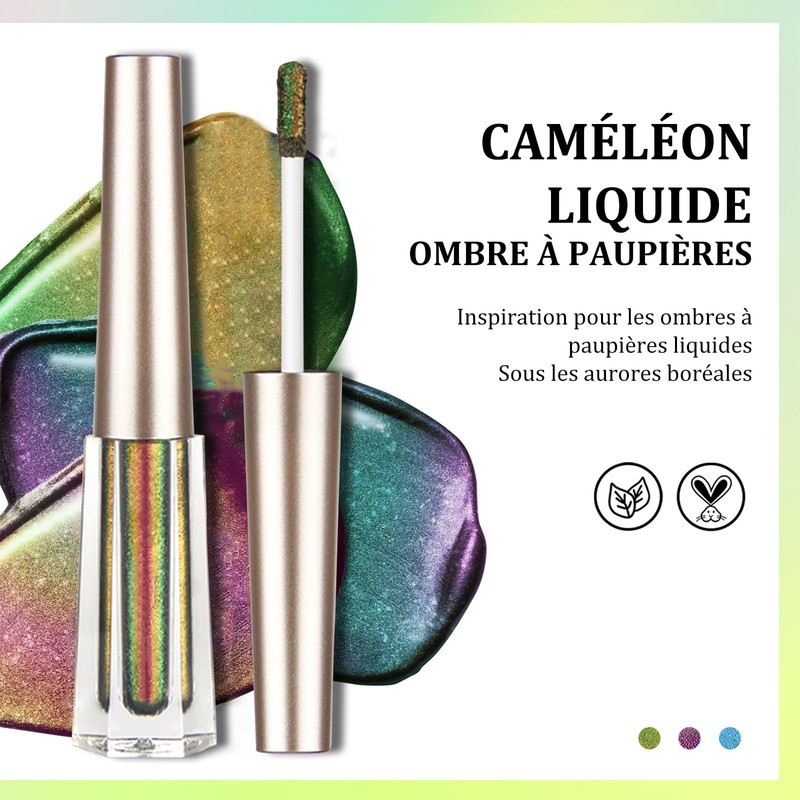 Eyeshadow Chameleon Liquid Glitter Long Lasting Metallic Glitter Multicolor Shiny