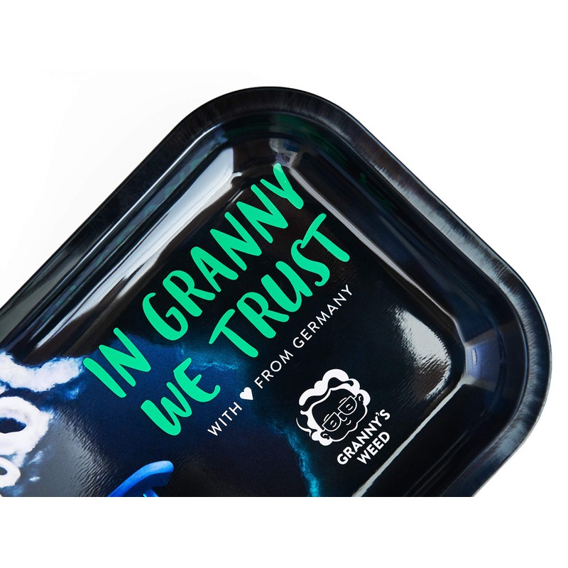 Granny's Exclusive Rolling Tray aus Metall | 27 x 16,5cm
