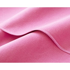 Fit-Flip Microfibre towel - compact, ultra lightweight & quick dry towel - the perfect gym, travel & beach towel - swimming towel for sports, camping & hiking (1x 40x80cm rose + 1 bag)