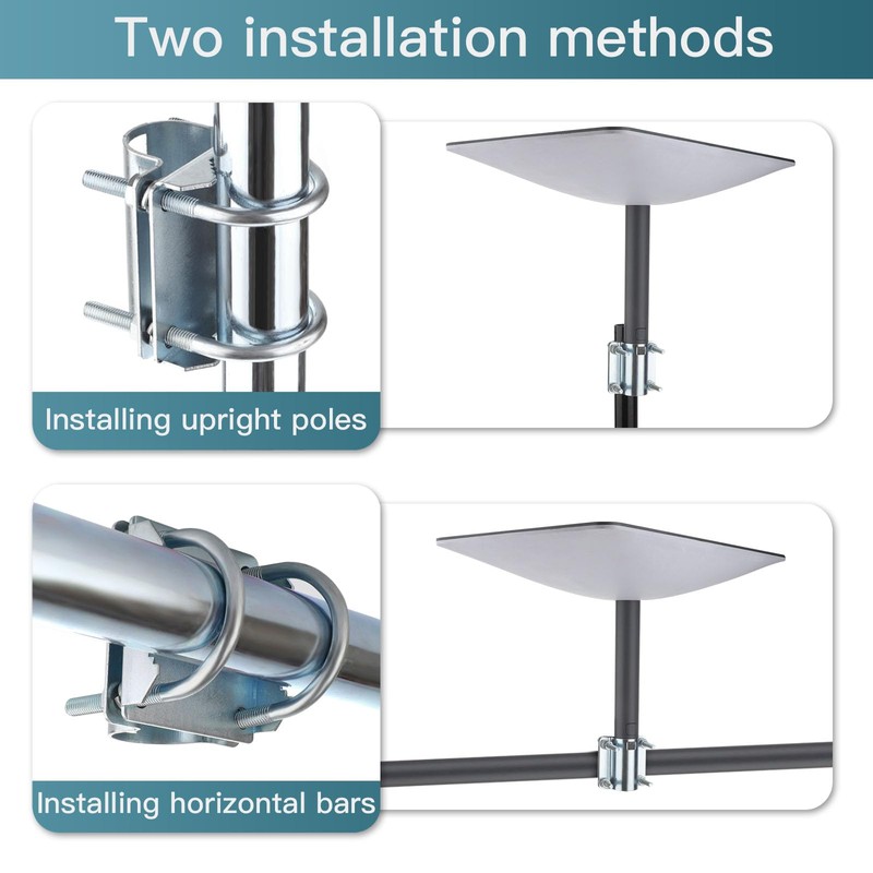 for Gen2 Starlink RV Mount,Heavy Duty Stainless Steel Mouting Kits