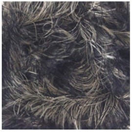 James C Brett - Faux Fur - 003 Charcoal Brown & Beige