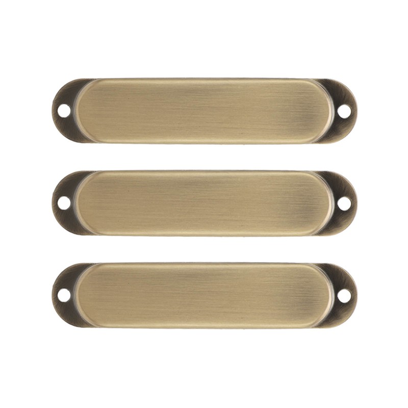 3Pcs Electric Guitar Single Coil Pickup Cover Copper Instrument Accessory