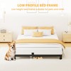 Superay 4 Inch Queen Bed Frame Low Profile, Heavy Duty