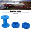 3pcs Trailer Bow Stop Roller Blue PVC Keel Roller Wear