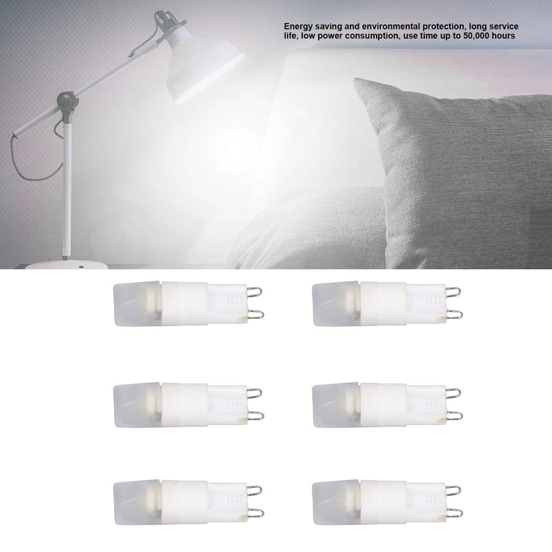 6pcs G9 LED Bulb Energy Saving General Standard Interface 360°