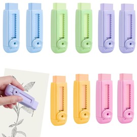 WADY Gomas de Borrar con Patas, 10 Paquete de Borradores de Lápiz Retráctiles, Gomas de Borrar Retráctiles Lindas Gomas de Borrar Para Borrador de Goma Borradores Creativos Borrador de Goma de Empuje