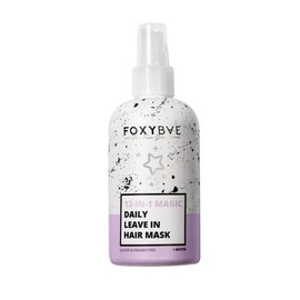 Mascarilla mágica para el cabello de FoxyBae, mezcla 12 en 1, para cabello dañado y crecimiento seco, antirizz con biotina, aceite de argán, manteca de karité, cabello rizado y tratado de color (8 onzas líquidas)
