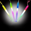LND Gifts Neon Glow Sticks Set of 2 Flashing Light