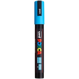 Posca Marker 5M in Light Blue, Posca Pens for Art Supplies, School Supplies, Rock Art, Fabric Paint, Fabric Markers, Paint Pen, Art Markers, Posca Paint Markers
