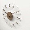 Obest Clock, Wall Clock, Silent, Nordic Style, Wooden, Stylish, Long