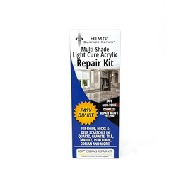 Cream Tones Upgraded, Quartz Countertop Repair Kit, Granite Repair Kit, Chip Repair for Quartz, Granite, Marble, Corian, Porcelain, Acrylic, Edge Chips and More, by HIMG Surface Repair