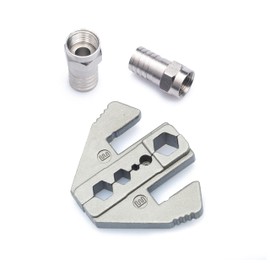 Wirefy Crimping Die for RG-Type Coaxial Cables (RG58/RG59/RG62/RG6) | Interchangeable Quick-Change Die for Wirefy Crimping Tools