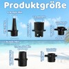 Sup Valve Adapter, Pump Adapter with 4 Gas Nozzles, Inflatable,